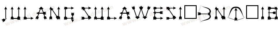 Julang Sulawesi_BNM_189字体转换